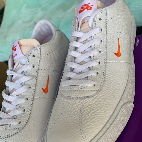 NIKE SB ZOOM BRUIN WHITE/TEAM ORANGE-WHITE MENS - Picture 14 of 16